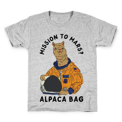 Mission to Mars Alpaca Bag Kids T-Shirt