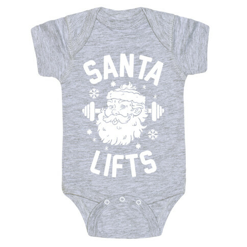 Santa Lifts Baby One-Piece