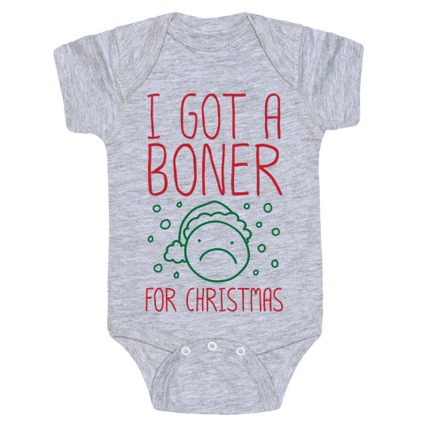 I Got A Boner For Christmas Baby One-Piece