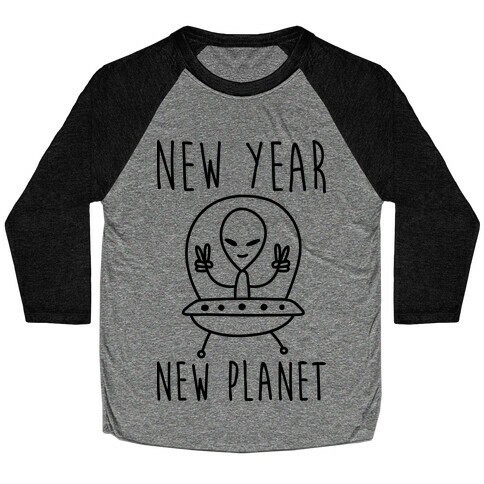 New Year New Planet Baseball Tee