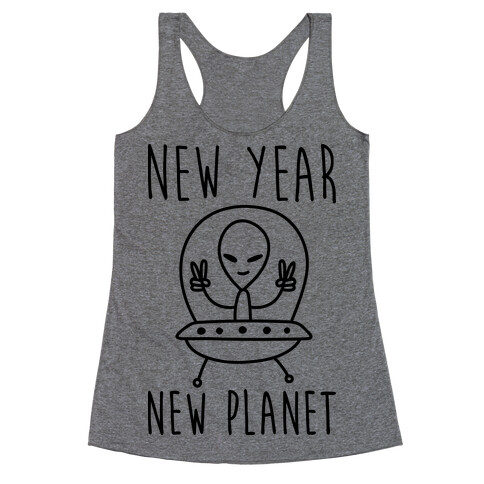 New Year New Planet Racerback Tank Top