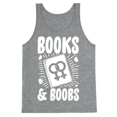 Books and Boobs Tank Top