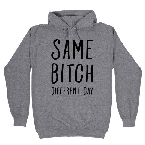 Same Bitch Different Day Hooded Sweatshirt