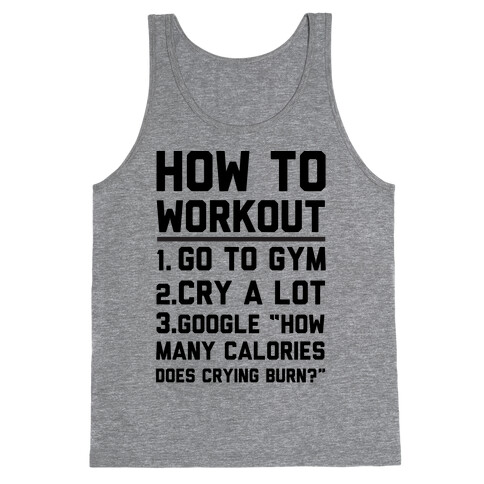 How To Workout  Tank Top