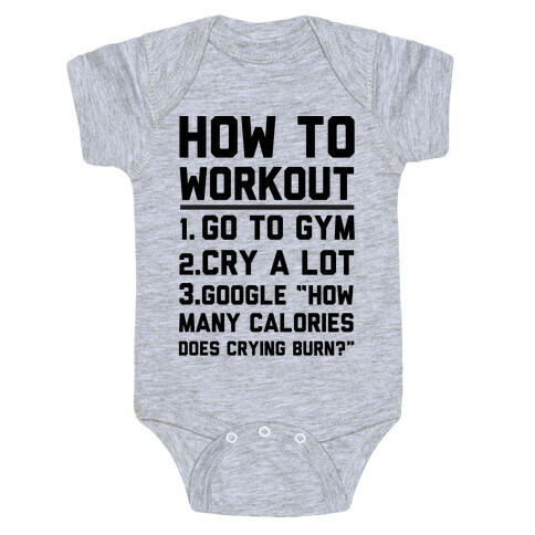 How To Workout  Baby One-Piece