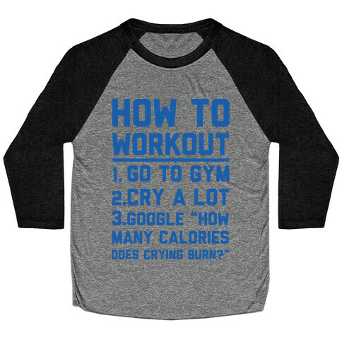 How To Workout Baseball Tee