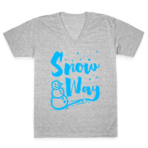 Snow Way V-Neck Tee Shirt