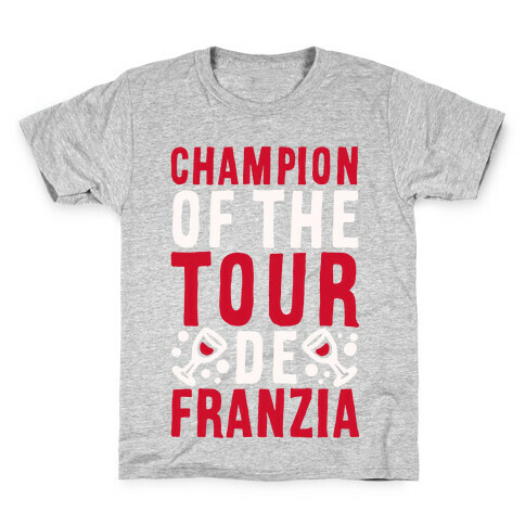 Champion of the Tour De Franzia  Kids T-Shirt
