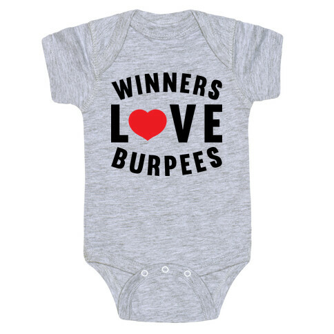 Winners Love Burpees Baby One-Piece