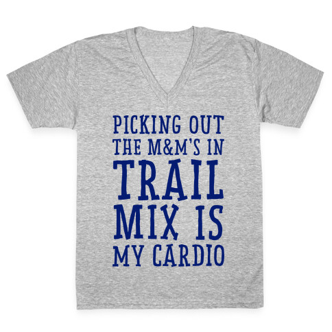 Trail Mix Cardio  V-Neck Tee Shirt