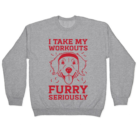 I Take My Workouts Furry Seriously Pullover
