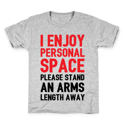 I Enjoy Personal Space Kids T-Shirt