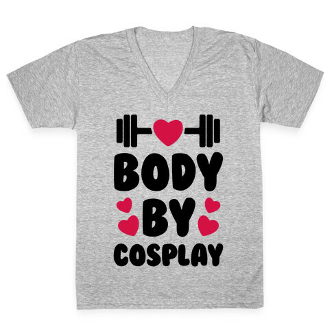 Body By Cosplay V-Neck Tee Shirt