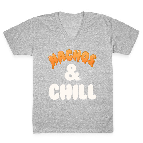 Nachos & Chill V-Neck Tee Shirt