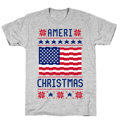 Ameri' Christmas Ugly Sweater T-Shirt