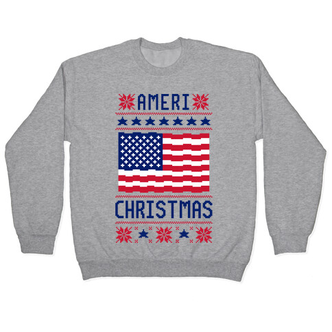 Ameri' Christmas Ugly Sweater Pullover