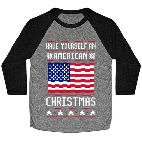 Have Yourself An American Christmas Baseball Tee