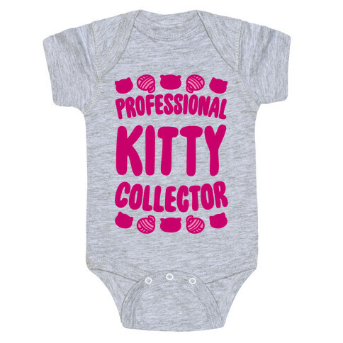 Professional Kitty Collector Baby One-Piece