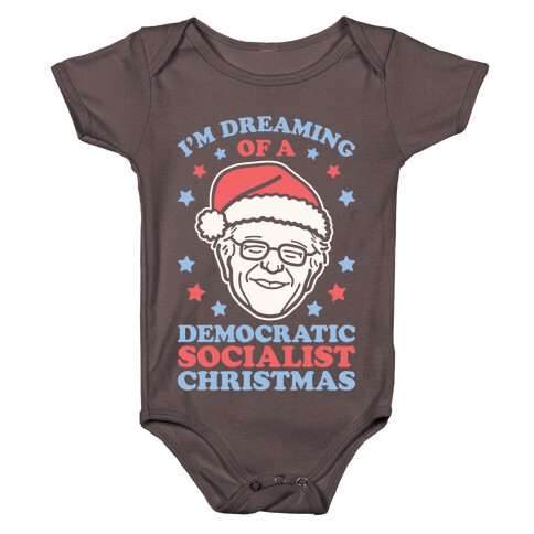 I'm Dreaming Of A Democratic Socialist Christmas Baby One-Piece