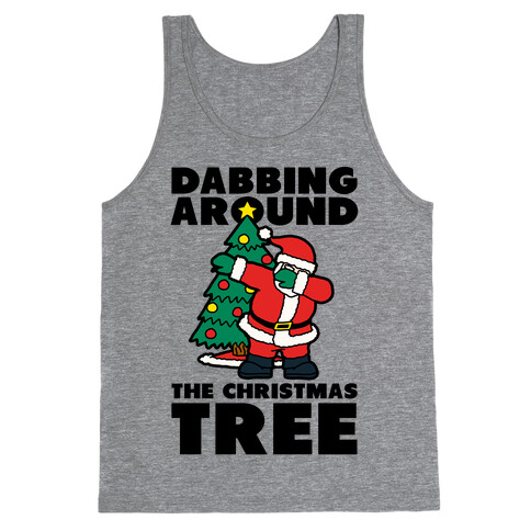 Dabbing Around the Christmas Tree Tank Top
