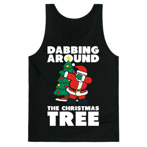 Dabbing Around The Christmas Tree Tank Top
