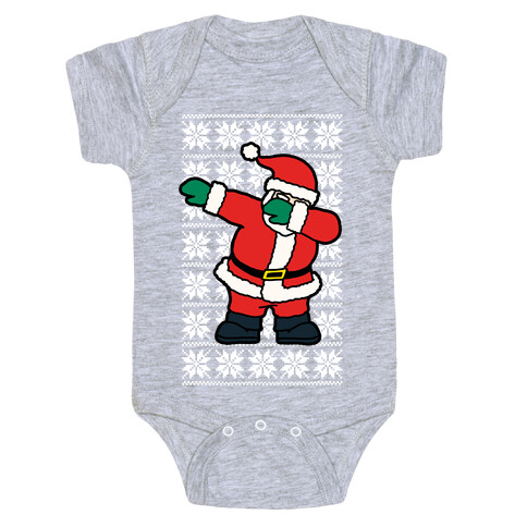 Dabbing Santa  Baby One-Piece