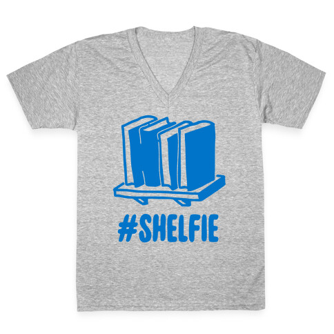 #Shelfie  V-Neck Tee Shirt