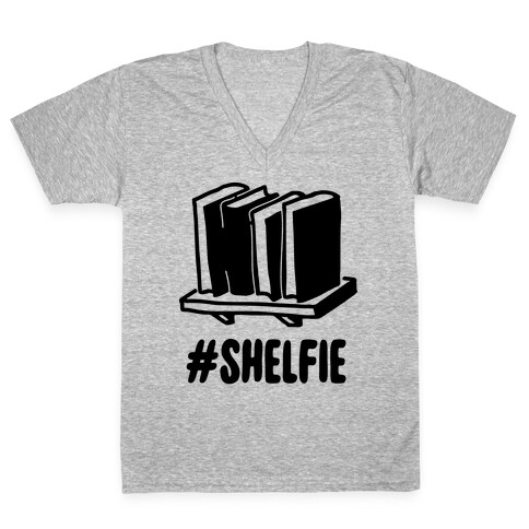 #Shelfie V-Neck Tee Shirt