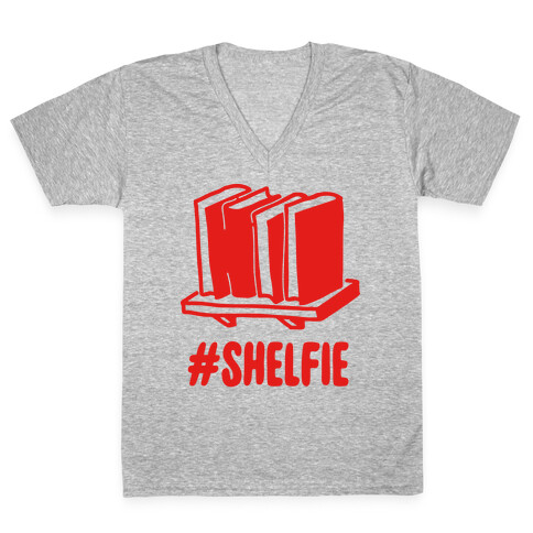 #Shelfie V-Neck Tee Shirt