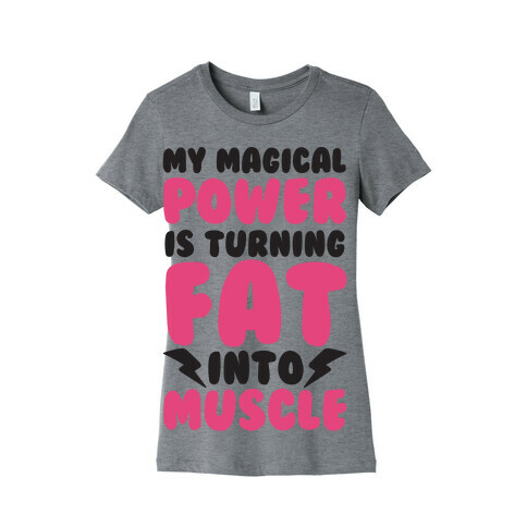 My Magical Power Is Turning Fat Into Muscle Womens T-Shirt