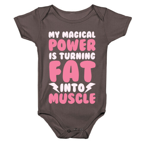 My Magical Power Is Turning Fat Into Muscle Baby One-Piece