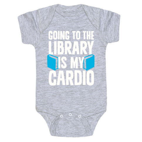 Going to the Library is my Cardio Baby One-Piece