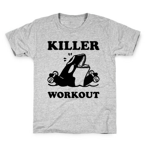 Killer Workout (Orca) Kids T-Shirt