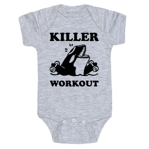 Killer Workout (Orca) Baby One-Piece