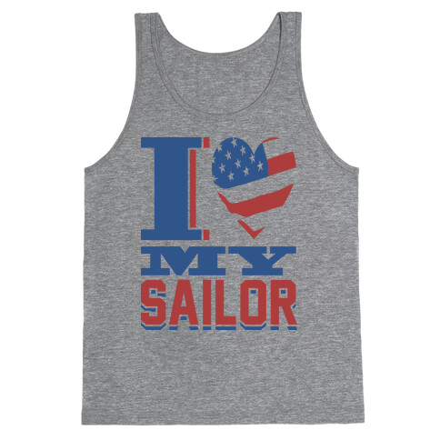 I Love My Sailor Tank Top