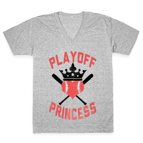 Playoff Princess V-Neck Tee Shirt