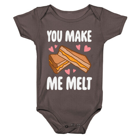 You Make Me Melt Grilled Cheese Baby One-Piece