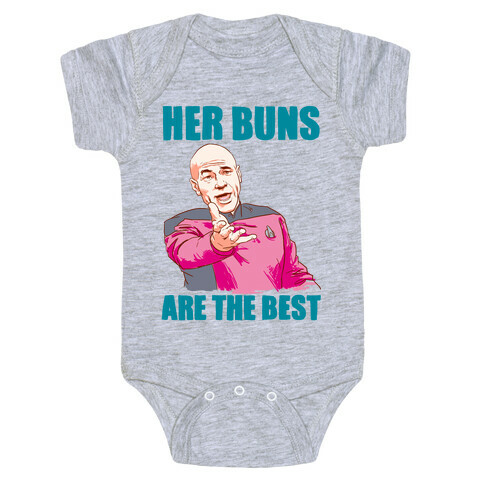 Her Buns Are the Best Baby One-Piece