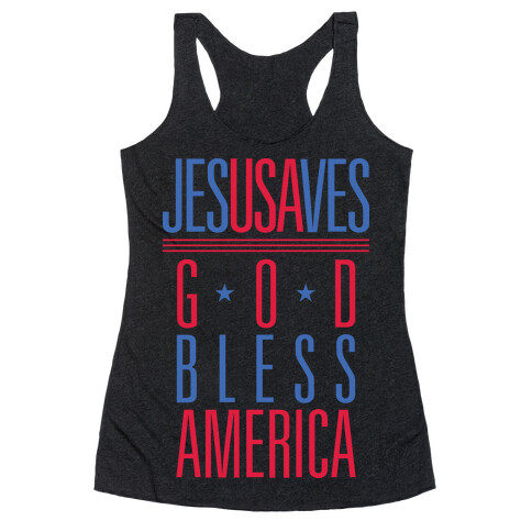 JESUSAVES Racerback Tank Top