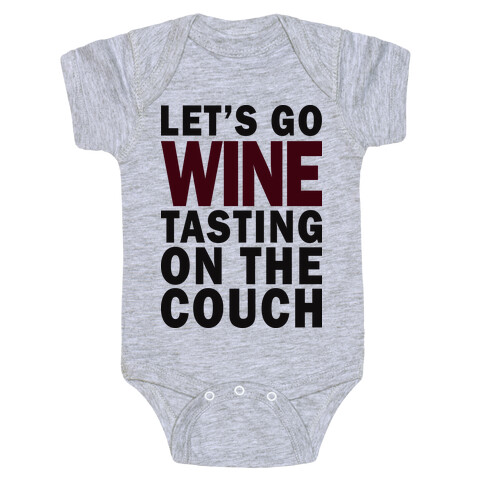 Let's Go Wine Tasting Baby One-Piece