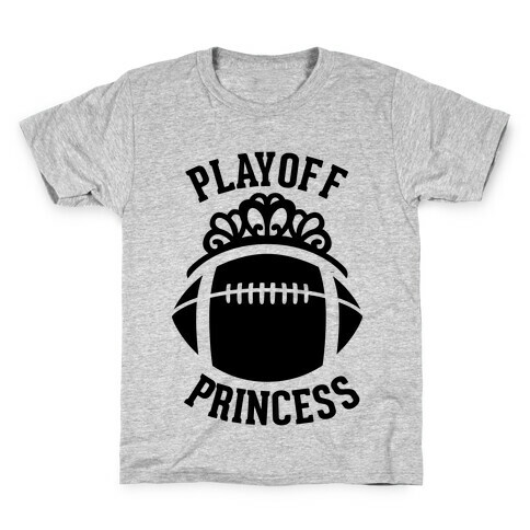 Playoff Princess (Football) Kids T-Shirt