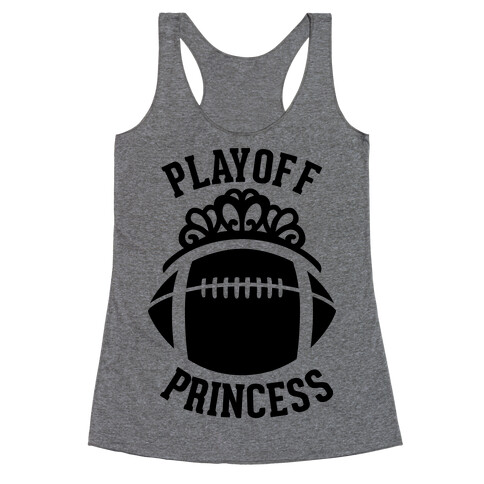 Playoff Princess (Football) Racerback Tank Top