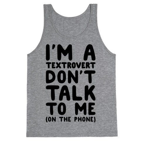 Textrovert Tank Top