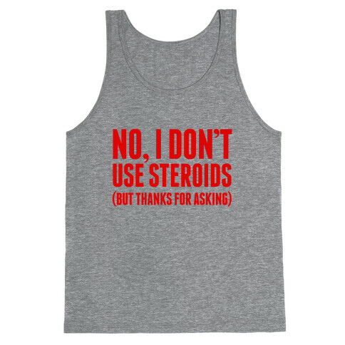 No Steroids Tank Top
