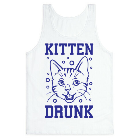 Kitten Drunk Tank Top