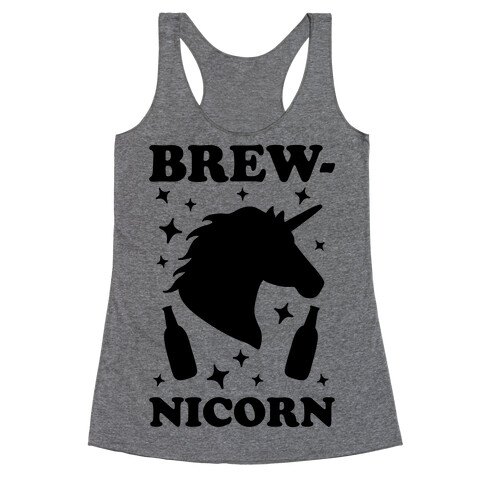 Brew-nicorn Racerback Tank Top