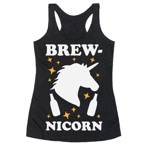 Brew-nicorn Racerback Tank Top