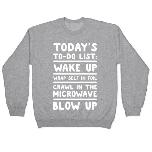 Today's To Do List: Blow Up Pullover