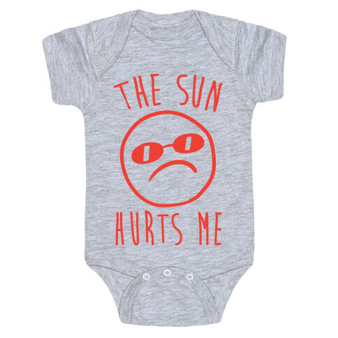 The Sun Hurts Me Baby One-Piece