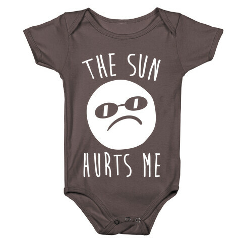 The Sun Hurts Me Baby One-Piece